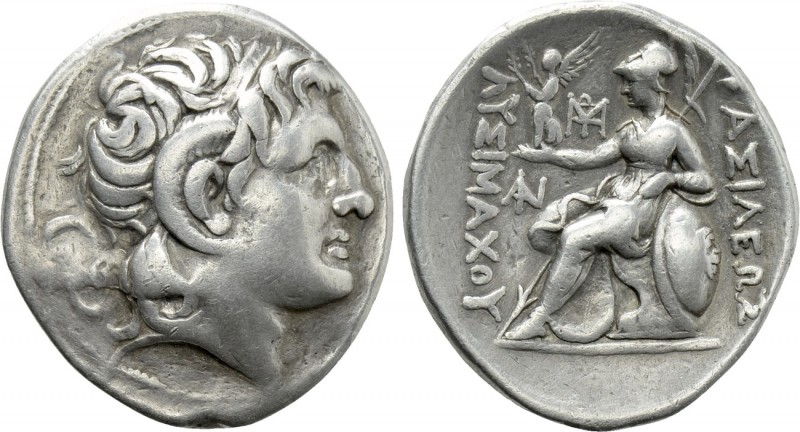 KINGS OF THRACE (Macedonian). Lysimachos (305-281 BC). Tetradrachm. 

Obv: Dia...