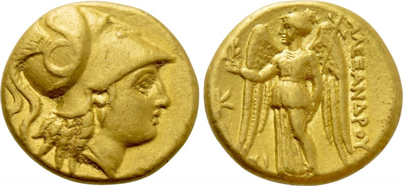 KINGS OF MACEDON. Alexander III 'the Great' (336-323 BC). GOLD Stater. Sidon. Da...