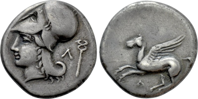 AKARNANIA. Leukas. Stater (Circa 375-350 BC). 

Obv: Pegasos flying left; Λ be...