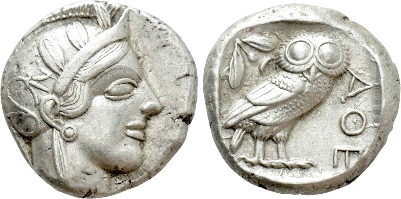 ATTICA. Athens. Tetradrachm (Circa 454-404 BC). 

Obv: Helmeted head of Athena...