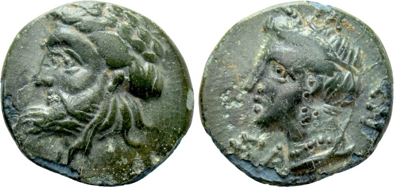 PAPHLAGONIA. Sesamos. Ae (Late 4th century BC). 

Obv: Laureate head of Zeus r...
