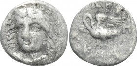 IONIA. Klazomenai. Hemidrachm (Circa 387-340 BC). Theodoros, magistrate.
