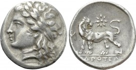 IONIA. Miletos. Drachm (Circa 259-246 BC). Androteles, magistrate.