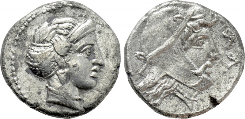 CILICIA. Mallos. Tiribazos (Satrap of Lydia, 388-380 BC). Stater. 

Obv: Head ...