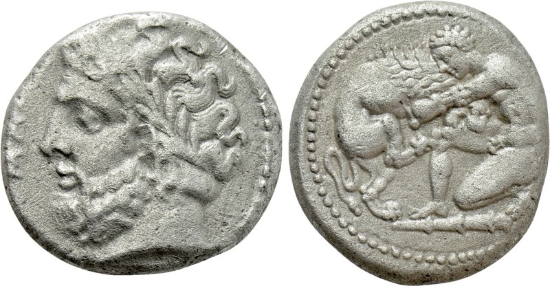 CILICIA. Mallos. Stater (Circa 385-375 BC).

Obv: Bearded head of Herakles lef...