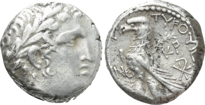 PHOENICIA. Tyre. Shekel (126/5 BC-AD 65/6). Shekel. Dated CY 155 (29/30 BC). 
...