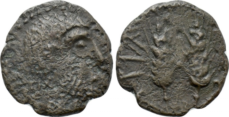 MAURETANIA. TNG> (Tingi). 1/2 Unit (1st century BC). 

Obv: Male head right.
...