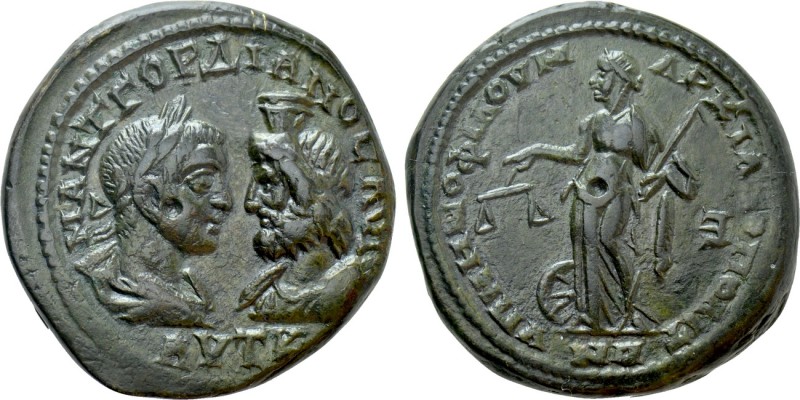 MOESIA INFERIOR. Marcianopolis. Gordian III (238-244). Ae Pentassarion. Tullius ...