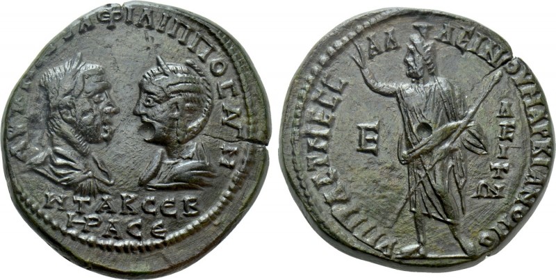 MOESIA INFERIOR. Marcianopolis. Philip I The Arab, with Otacilia Severa (244-249...