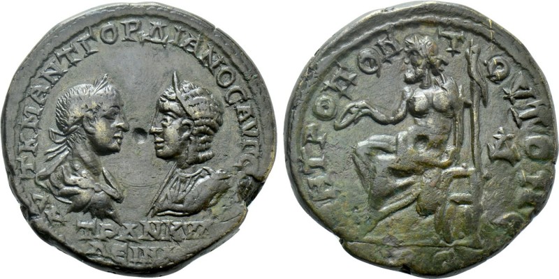 MOESIA INFERIOR. Tomis. Gordian III, with Tranquillina (238-244). Ae Tetrassario...