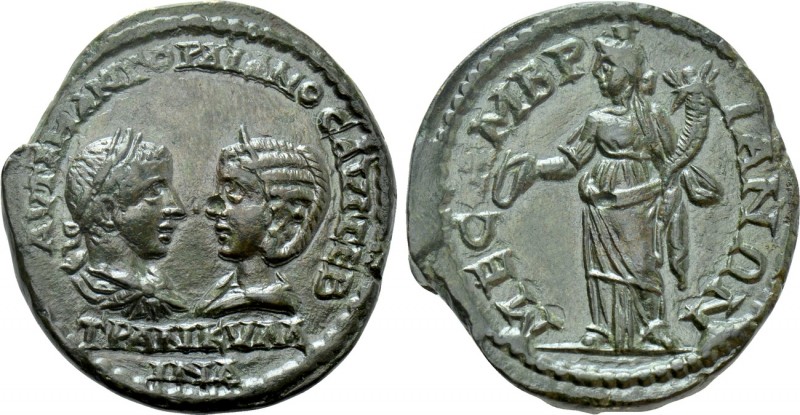 THRACE. Mesambria. Gordian III with Tranquillina (238-244). Ae. 

Obv: AVT K M...