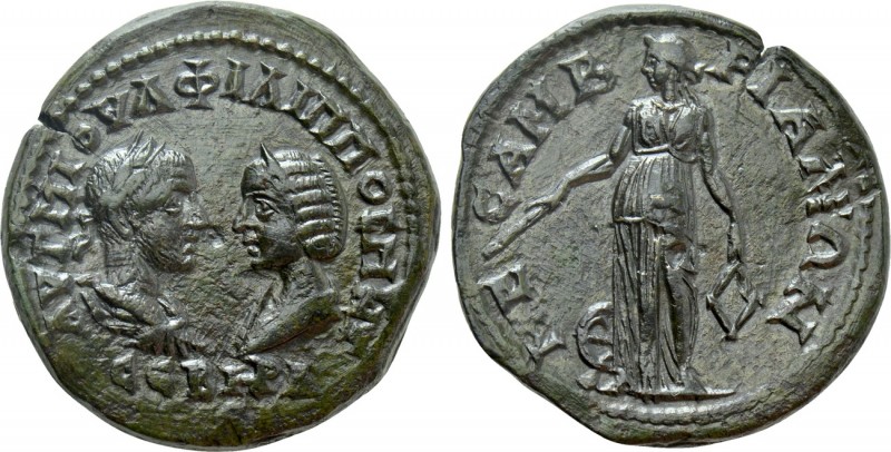 THRACE. Mesembria. Philip I the Arab with Otacilia Severa (244-249). Ae. 

Obv...