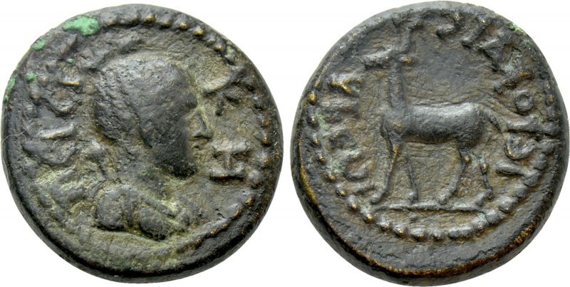 LYDIA. Hierocaesaraea. Pseudo-autonomous. Ae (Mid 1st-mid 2nd century AD). 

O...