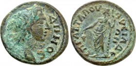 PHRYGIA. Lysias. Pseudo-autonomous. Time of Marcus Aurelius (161-180). Ae. Fla. Attalos, magistrate.
