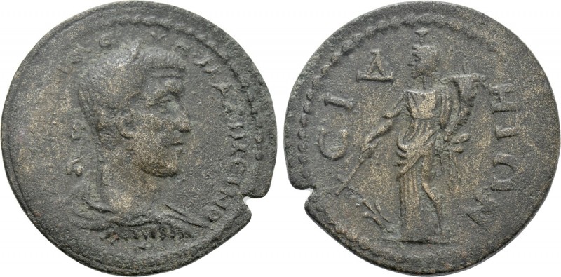 PAMPHYLIA. Side. Maximinus Thrax (235-238). Ae. 

Obv: AY KA ΓIO OY MAΞIMEINON...