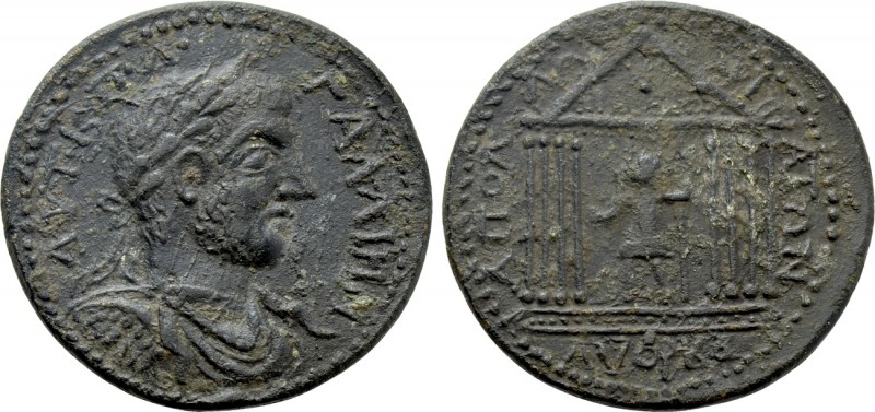 PISIDIA. Apollonia Mordiaeum. Gallienus (253-268). Ae.

Obv: AVT K Π Λ ΓΑΛΛΙΗΝ...