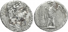 SELEUCIS & PIERIA. Antioch. Nero (54-68). Tetradrachm. Dated RY 8 and year 110 of the Caesarean Era (61/2).
