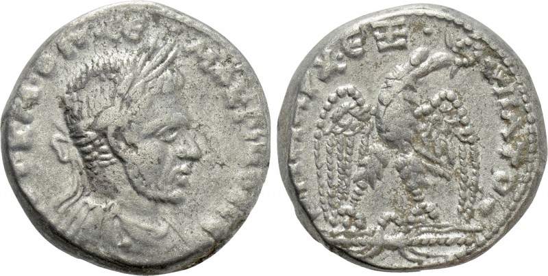 SELEUCIS & PIERIA. Laodicea ad Mare. Macrinus (217-218). Tetradrachm. 

Obv: A...