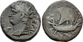 EGYPT. Alexandria. Nero (54-68). BI Tetradrachm. Dated RY 13 (66/7).