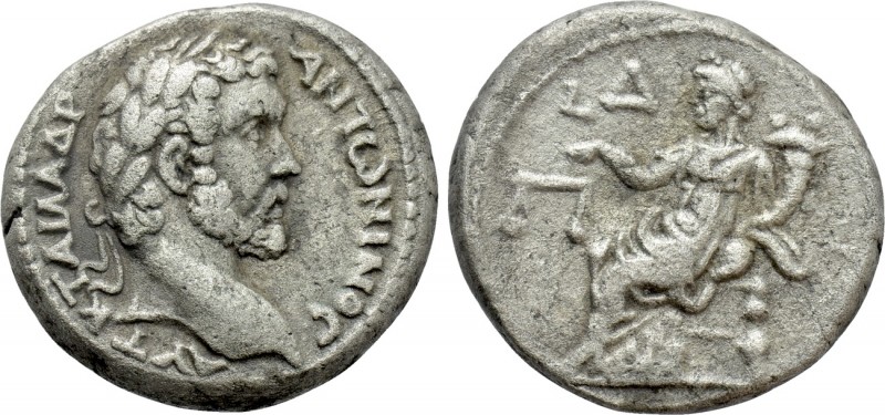 EGYPT. Alexandria. Antoninus Pius (138-161). BI Tetradrachm. Dated RY 4 (140/41)...