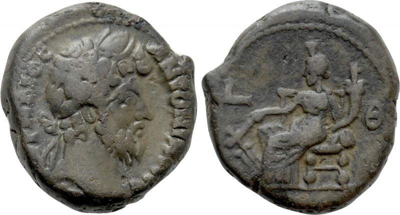 EGYPT. Alexandria. Marcus Aurelius (161-180). BI Tetradrachm. Dated RY 9 (168/9)...