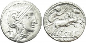 C. THALNA. Denarius (After 154 BC). Contemporary imitation of Rome.