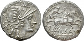 L. SAUFEIUS. Denarius (152 BC). Rome.