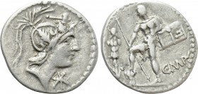 C. MALLEOLUS C. F. Denarius (118 BC). Rome.
