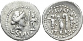 L. SULLA. Denarius (84-83 BC). Military mint moving with Sulla.