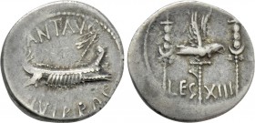 MARK ANTONY. Denarius (32-31 BC). Patrae(?). Legionary issue..