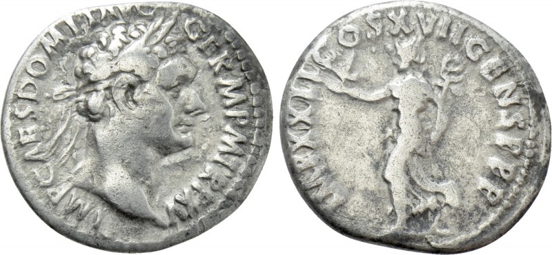 DOMITIAN (81-96). Denarius. Rome.

Obv: IMP CAES DOMIT AVG GERM P M TR P XV.
...