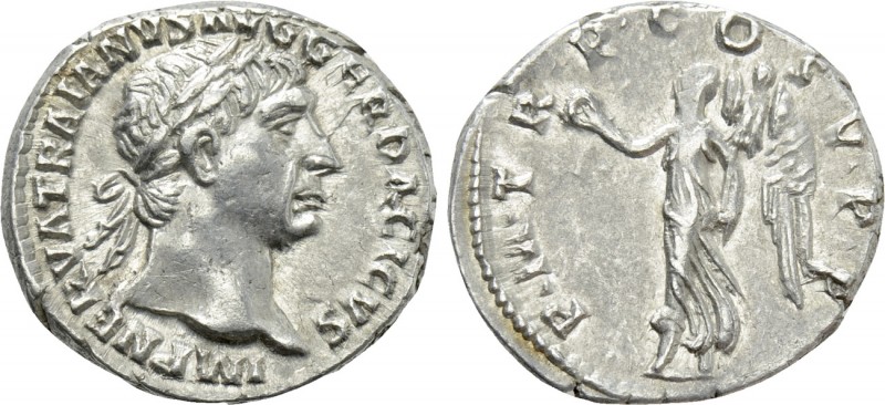 TRAJAN (98-117). Denarius. Rome. 

Obv: IMP NERVA TRAIANVS AVG GER DACICVS. 
...
