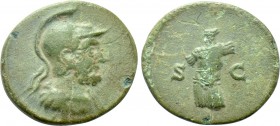 ANONYMOUS. Time of Hadrian to Antoninus Pius (117-161). Quadrans. Rome.
