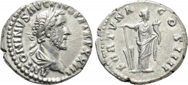 ANTONINUS PIUS (138-161). Denarius. Rome. 

Obv: ANTONINVS AVG PIVS P P TR P X...