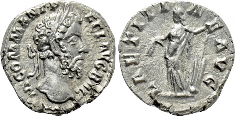 COMMODUS (177-192). Denarius. Rome. 

Obv: M COMM ANT P FEL AVG BRIT. 
Laurea...