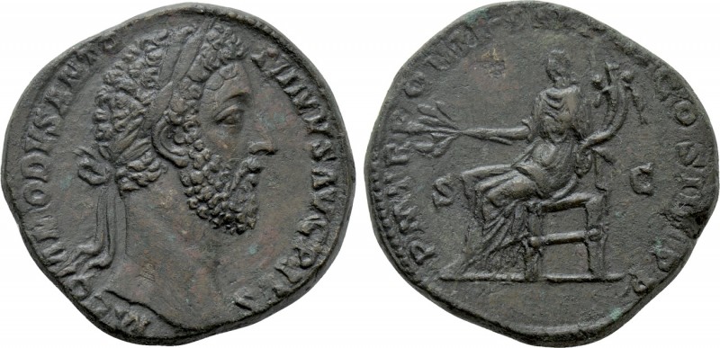 COMMODUS (177-192). Sestertius. Rome. 

Obv: M COMMODVS ANTONINVS AVG PIVS. 
...