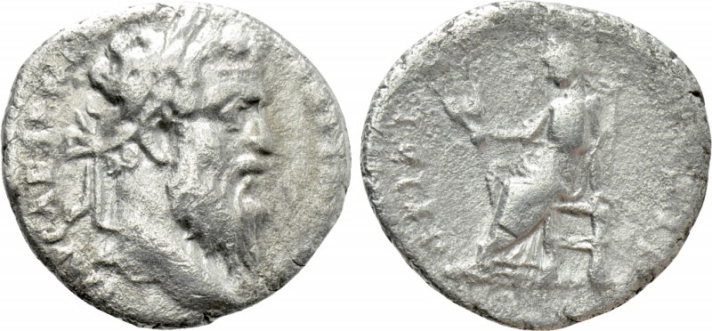 PERTINAX (193). Denarius. Rome. 

Obv: IMP CAES P HELV PERTIN AVG. 
Laureate ...