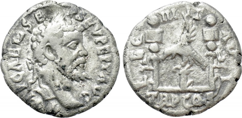 SEPTIMIUS SEVERUS (193-211). Denarius. Alexandria. 

Obv: IMP CAE L SEP SEV PE...