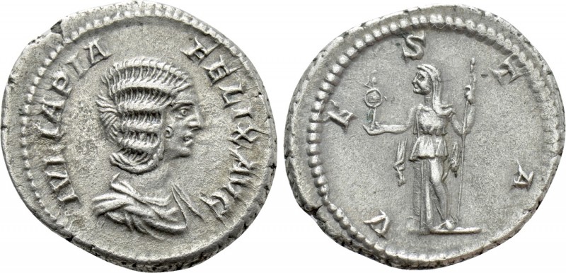 JULIA DOMNA (Augusta, 193-217). Denarius. Rome. 

Obv: IVLIA PIA FELIX AVG. 
...