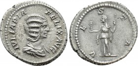 JULIA DOMNA (Augusta, 193-217). Denarius. Rome.