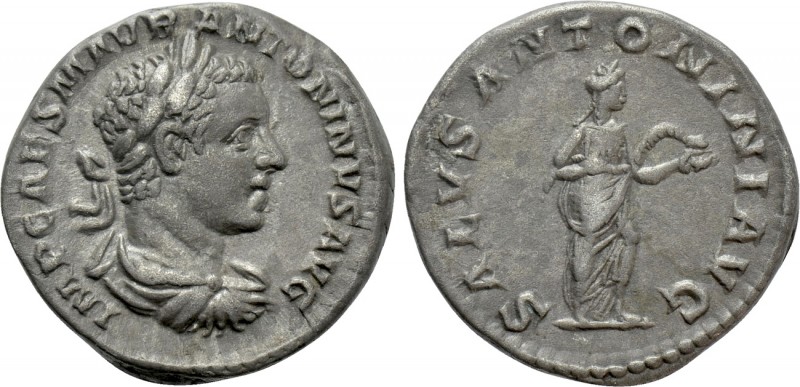 ELAGABALUS (218-222). Denarius. Rome. 

Obv: IMP CAES M AVR ANTONINVS AVG. 
L...