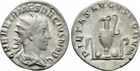 HERENNIUS ETRUSCUS (Caesar, 249-251). Antoninianus. Rome.