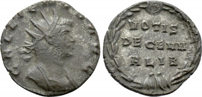 GALLIENUS (253-268). Antoninianus. Rome. 

Obv: GALLIENVS AVG. 
Radiate and c...