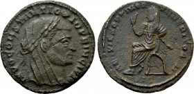 DIVUS CONSTANTIUS I (Died 306). Quarter Follis. Siscia. Struck under Constantine I.