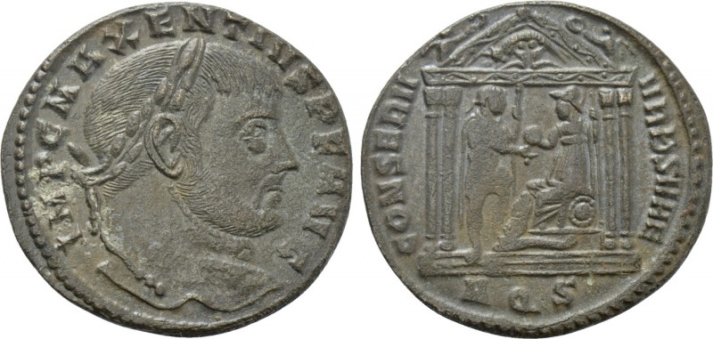 MAXENTIUS (307-312). Follis. Aquileia. 

Obv: IMP C MAXENTIVS P F AVG. 
Laure...