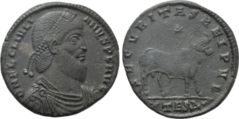 JULIAN II APOSTATA (360-363). Ae. Thessalonica. 

Obv: D N FL CL IVLIANVS P F ...