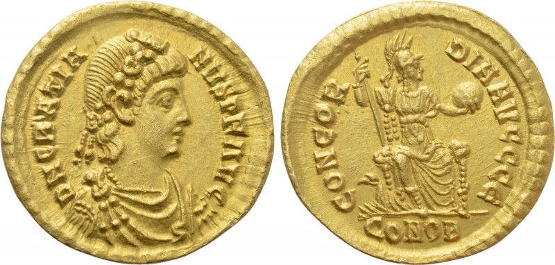 GRATIAN (367-383). Gold Solidus. Constantinople.

Obv: D N GRATIANVS P F AVG....