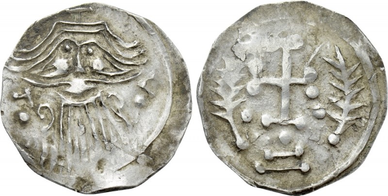 AVARS. Miliaresion. Imitating Constans II (641-668).

Obv: Crowned and draped ...