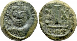 HERACLIUS (610-641). Decanummium. Catania. Dated RY 11 (620/1).