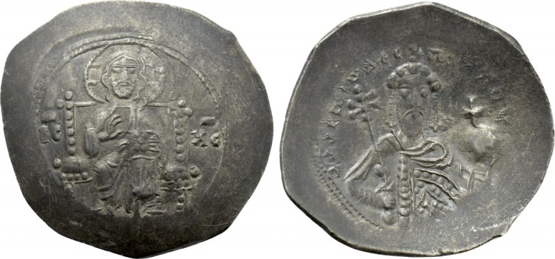 ALEXIUS I COMNENUS (1081-1118). Debased Billon-Aspron Trachy. Constantinople. 
...